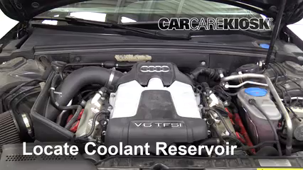 2011 Audi S4 3.0L V6 Supercharged Antigel (Liquide de Refroidissement) Réparer les Fuites